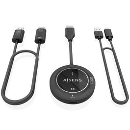 Aisens Extensor HDMI Inalámbrico 1080P 60Hz, Negro